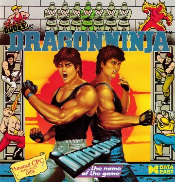 Dragon Ninja (UK) (1988) (Trainer) box cover front